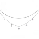 Kobine Women's Punk Sun Layered Necklace