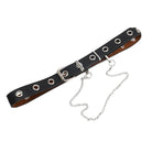 Kobine Women's Punk Waist Belt With Chain