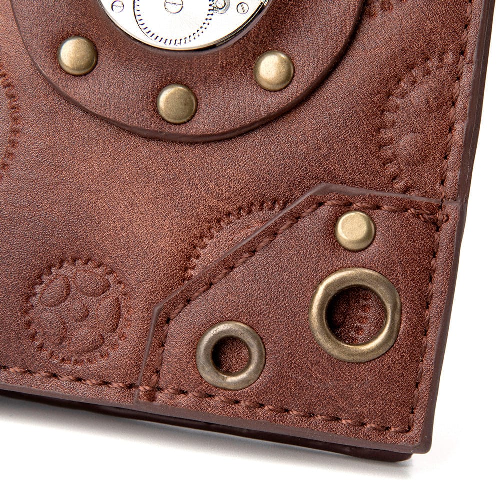 Kobine Women's Steampunk Gear Embossed Wallet