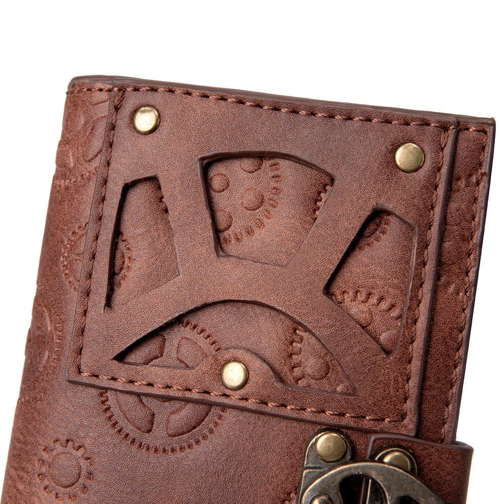 Kobine Women's Steampunk Gear Embossed Wallet