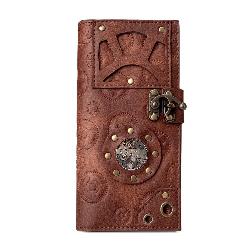 Kobine Women's Steampunk Gear Embossed Wallet