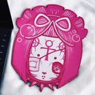 Nothing Here Gothic Doll Head Mouse Pad