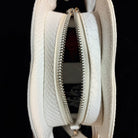 Nothing Here Women's Gothic Devil Eye Bat Wing Heart Bag White