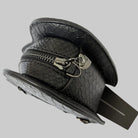 Nothing Here Women's Gothic Green Devil Eye Bat Wing Heart Bag Black