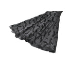 Punk Design Women's Gothic Bat Star Moon Printed Irregular Hem Dress