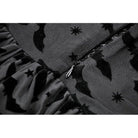 Punk Design Women's Gothic Bat Star Moon Printed Irregular Hem Dress