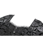 Punk Design Women's Gothic Bat Star Moon Printed Irregular Hem Dress