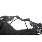 Punk Design Women's Gothic Cut-out Lace-up Top