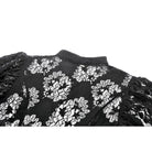 Punk Design Women's Gothic Cut-out Lace-up Top