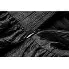 Punk Design Women's Gothic Lace-up Bowknot Ruched Slip Dress