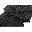 Punk Design Women's Gothic Lace-up Ruffled Swallow-tailed Shorts