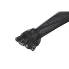 Punk Design Women's Gothic Rose Printed Ruffled Long Sleeved Top