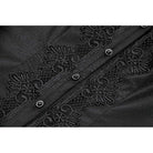 Punk Design Women's Gothic Ruffled Puff Sleeved Dress