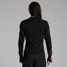 PUNK RAVE Men's Cyberpunk 3D Amor Patch Shirt