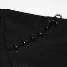 PUNK RAVE Men's Cyberpunk D-rings Zips Hoodie