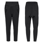 PUNK RAVE Men's Cyberpunk Patch Studs Pants