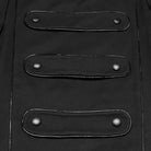 PUNK RAVE Men's Cyberpunk Rivets Big Pockets Pleated Skirt