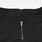 PUNK RAVE Men's Cyberpunk Rivets Big Pockets Pleated Skirt