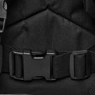 PUNK RAVE Men's Cyberpunk Skull Cross Ring Buckle Strap Tactical Backpack