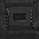 PUNK RAVE Men's Cyberpunk Skull Cross Ring Buckle Strap Tactical Backpack