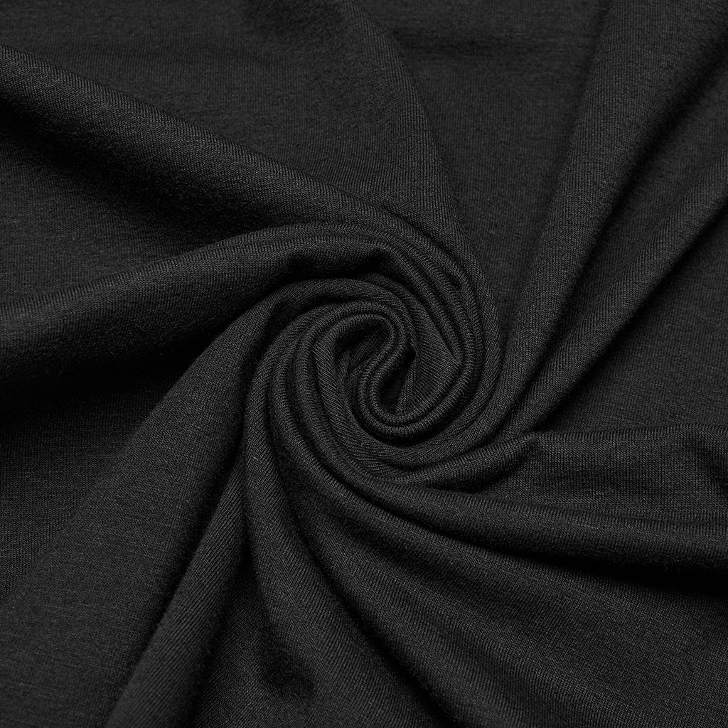 PUNK RAVE Men's Cyberpunk V-neck Rubber Patched T-shirt