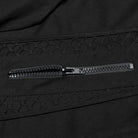 PUNK RAVE Men's Cyberpunk Zip Mesh Pocket Shirt