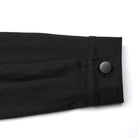 PUNK RAVE Men's Cyberpunk Zip Mesh Pocket Shirt