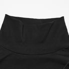 PUNK RAVE Men's Gothic Asymmetric Turtle Neck Long Sleeve Top