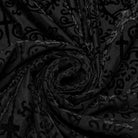 PUNK RAVE Men's Gothic Beaded Cross Flocking Tank Top