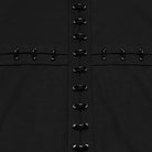 PUNK RAVE Men's Gothic D-rings Cross Hooded Tank Top