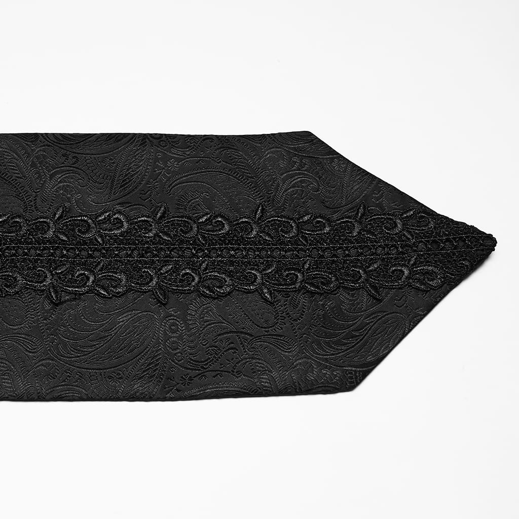 PUNK RAVE Men's Gothic Decal Tie