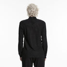 PUNK RAVE Men's Gothic Decal Turtleneck Long Sleeved Top
