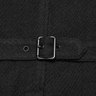 PUNK RAVE Men's Gothic Embroidered Single-breasted Stand Collar Cloak