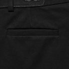 PUNK RAVE Men's Gothic Floral Buckle Waistband Pants