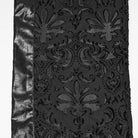 PUNK RAVE Men's Gothic Floral Embroidered Buckle Strap Pants