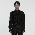 PUNK RAVE Men's Gothic Lace-up Buckle-up Strap Vest