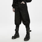 PUNK RAVE Men's Gothic Lace-up Cuffed Pants