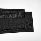 PUNK RAVE Men's Gothic Lace-up Jacquard Patchwork Pants