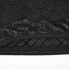 PUNK RAVE Men's Gothic Lace-up Jacquard Patchwork Pants