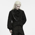 PUNK RAVE Men's Gothic Lapel Double-breasted Pointed Hem Waistcoat