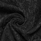 PUNK RAVE Men's Gothic Lapel Jacquard Asymmetric Tailcoat Vest