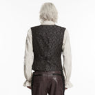 PUNK RAVE Men's Gothic Retro Jacquard Waistcoat