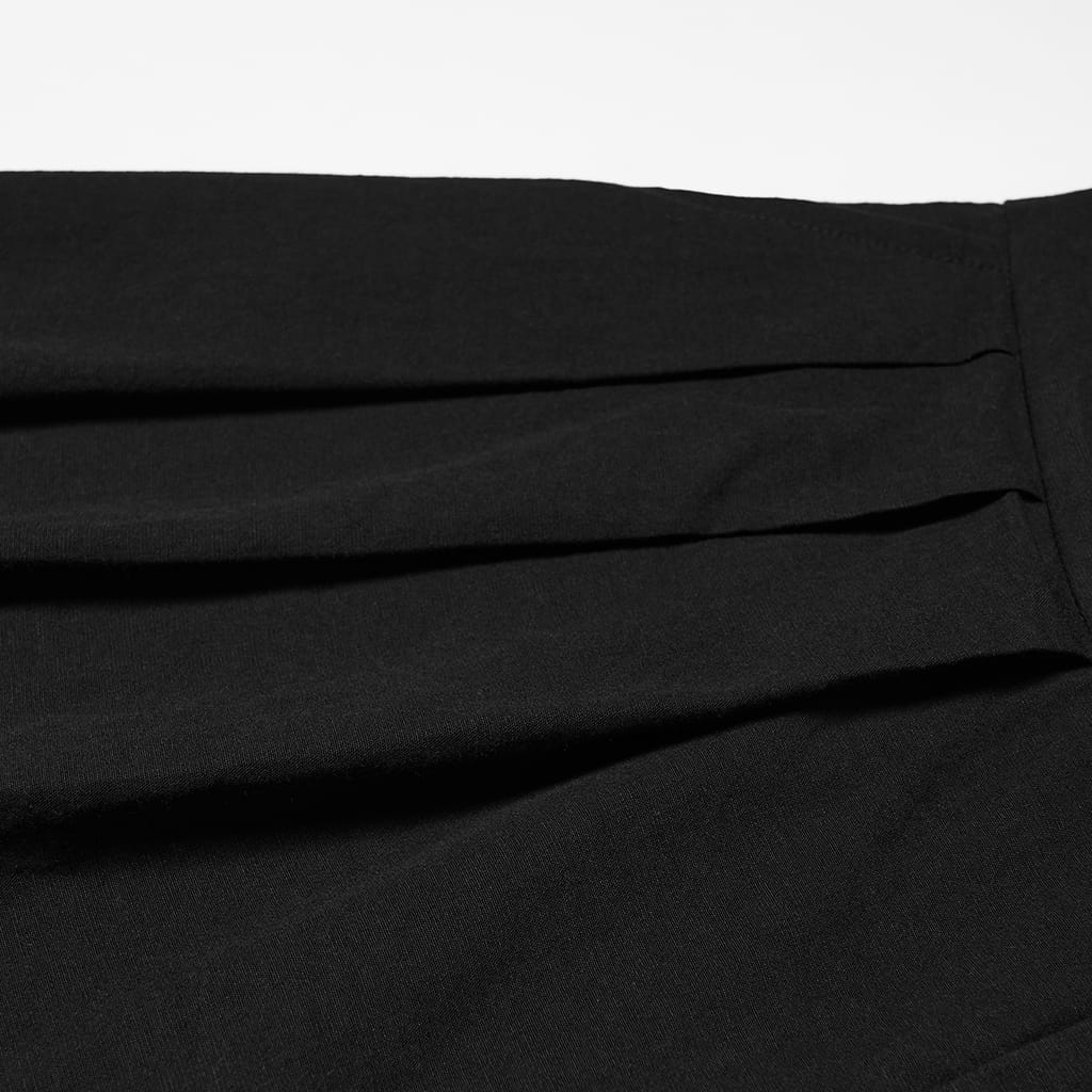 PUNK RAVE Men's Gothic Ruched Tapered Pants