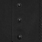 PUNK RAVE Men's Gothic Single-breasted Jacquard Stand Collar Jacket