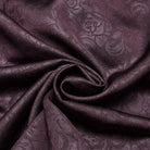 PUNK RAVE Men's Gothic Stand Collar Plunging Rose Shirt Red