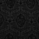 PUNK RAVE Men's Gothic Stand Collar Ruffled Flocking Shirt