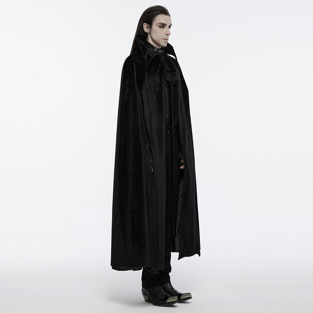 PUNK RAVE Men's Gothic Strap Bat Cloak