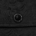 PUNK RAVE Men's Gothic Turn-down Collar Floral Bat Vest