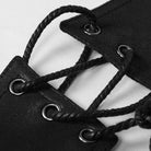 PUNK RAVE Men's Mechanical Steampunk Faux Leather Rivets Harness/Collar