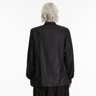 PUNK RAVE Men's Punk Asymmetrical Placket Long Sleeved Shirt